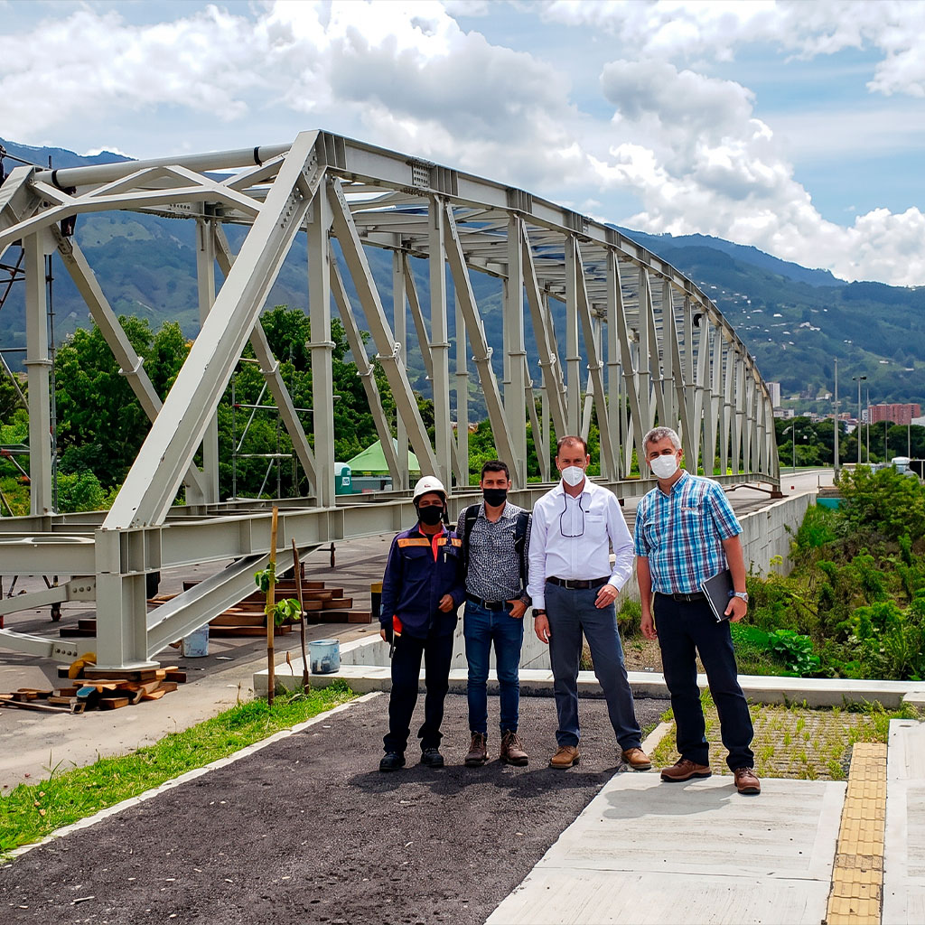 Vista de Puente Peatonal Hatovial